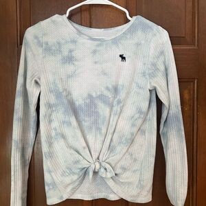 Abercrombie Kids Light Blue Tie-Dye Sweater